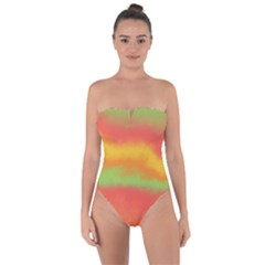 Ombre Tie Back One Piece Swimsuit by ValentinaDesign
