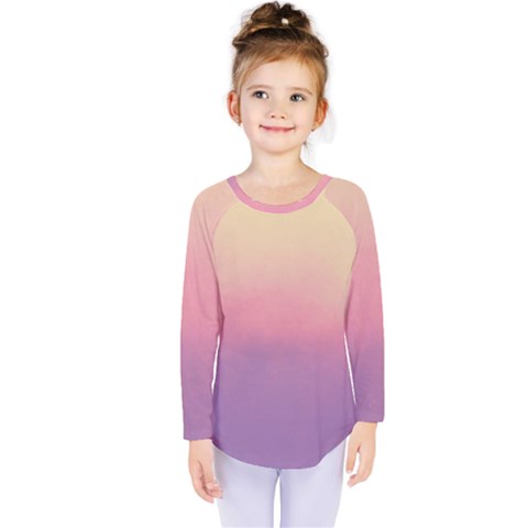 Ombre Kids  Long Sleeve Tee by ValentinaDesign
