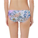 Snail And Waterlily, Watercolor Classic Bikini Bottoms View2