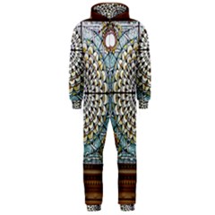 Stained Glass Window Library Of Congress Hooded Jumpsuit (men)  by Nexatart