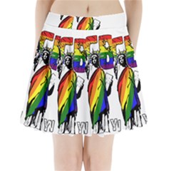 Lgbt New York Pleated Mini Skirt by Valentinaart