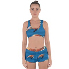 Sea Turtle Racerback Boyleg Bikini Set
