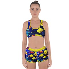 Tropical Fish Racerback Boyleg Bikini Set by Valentinaart