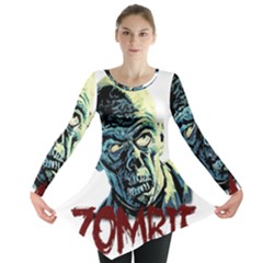 Zombie Long Sleeve Tunic  by Valentinaart