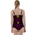 Roses In The Air For Happy Feelings Twist Front Tankini Set View2
