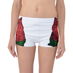 Watermelon Cat Reversible Boyleg Bikini Bottoms by Valentinaart