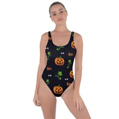 Pumpkins - Halloween Pattern Bring Sexy Back Swimsuit by Valentinaart