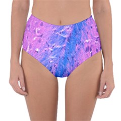 The Luxol Fast Blue Myelin Stain Reversible High-waist Bikini Bottoms by Mariart