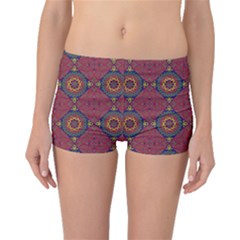 Oriental Pattern Boyleg Bikini Bottoms by ValentinaDesign