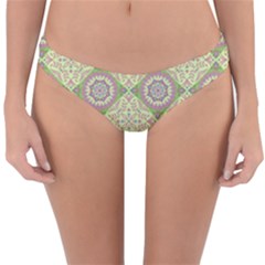 Oriental Pattern Reversible Hipster Bikini Bottoms by ValentinaDesign