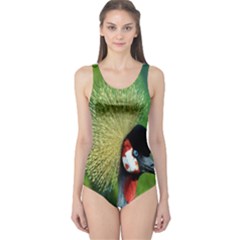 Bird Hairstyle Animals Sexy Beauty One Piece Swimsuit by Mariart