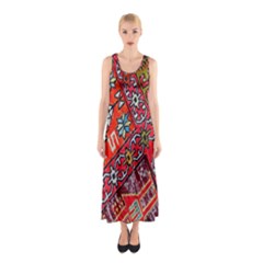 Carpet Orient Pattern Sleeveless Maxi Dress by BangZart