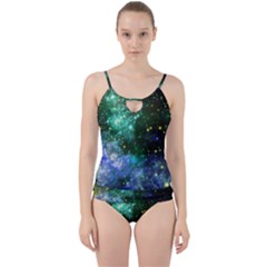 Space Colors Cut Out Top Tankini Set by ValentinaDesign