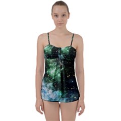 Space Colors Babydoll Tankini Set by ValentinaDesign