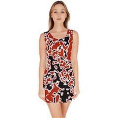 Splatter Abstract Texture Bodycon Dress by dflcprints