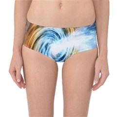 A Blazar Jet In The Middle Galaxy Appear Especially Bright Mid-waist Bikini Bottoms by Mariart