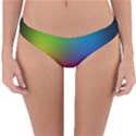 Bright Lines Resolution Image Wallpaper Rainbow Reversible Hipster Bikini Bottoms View3