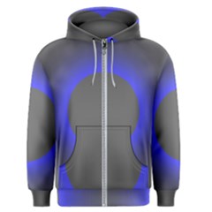 Pure Energy Black Blue Hole Space Galaxy Men s Zipper Hoodie by Mariart