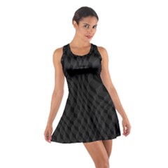 Pattern Dark Black Texture Background Cotton Racerback Dress by Nexatart