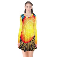 Cross Section Earth Field Lines Geomagnetic Hot Flare Dress by Mariart