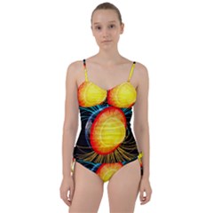 Cross Section Earth Field Lines Geomagnetic Hot Sweetheart Tankini Set by Mariart