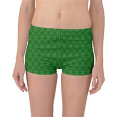 Green Seed Polka Boyleg Bikini Bottoms by Mariart