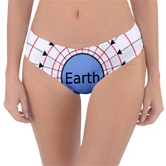 Magnetik Earth s Gravitational Line Triangle Reversible Classic Bikini Bottoms by Mariart