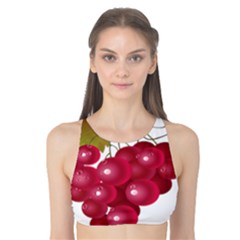 Red Fruit Grape Tank Bikini Top by Mariart
