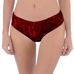 Simulation Red Water Waves Light Reversible Classic Bikini Bottoms by Mariart