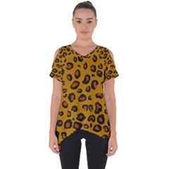 Classic Leopard Cut Out Side Drop Tee by TRENDYcouture