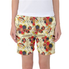 Flower Seed Rainbow Rose Women s Basketball Shorts by Mariart