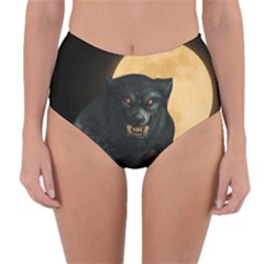 Werewolf Reversible High-waist Bikini Bottoms by Valentinaart