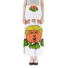 Trump Or Treat  Full Length Maxi Skirt by Valentinaart