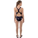 Ginger cookies Christmas pattern Cut-Out Back One Piece Swimsuit View2