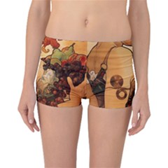 Alfons Mucha   Fruit Boyleg Bikini Bottoms by NouveauDesign