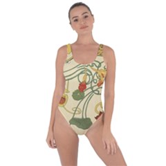 Floral Art Nouveau Bring Sexy Back Swimsuit by NouveauDesign
