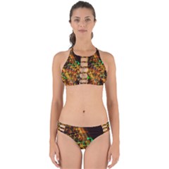 Christmas Tree Light Color Night Perfectly Cut Out Bikini Set by Mariart