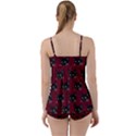 Face Cat Animals Red Babydoll Tankini Set View2