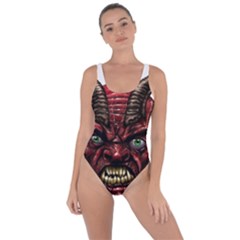 Krampus Devil Face Bring Sexy Back Swimsuit by Celenk