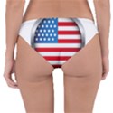 United Of America Usa Flag Reversible Hipster Bikini Bottoms View4