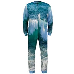 Awesome Wave Ocean Photography Onepiece Jumpsuit (men)  by yoursparklingshop
