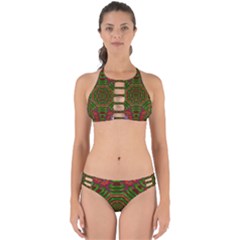 Feathers And Gold In The Sea Breeze For Peace Perfectly Cut Out Bikini Set by pepitasart
