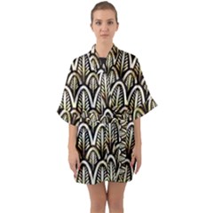 Art Deco Quarter Sleeve Kimono Robe by NouveauDesign