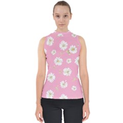 Pink Flowers Shell Top by NouveauDesign