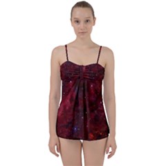 Abstract Fantasy Color Colorful Babydoll Tankini Set by Celenk