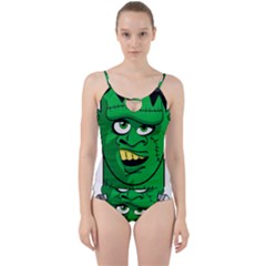 Buy Me A Coffee Halloween Cut Out Top Tankini Set by Celenk