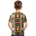 Chicken Monkeys Smile In The Floral Nature Looking Hot Kids  Sport Mesh Tee View2