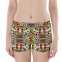 Chicken Monkeys Smile In The Floral Nature Looking Hot Boyleg Bikini Wrap Bottoms View1