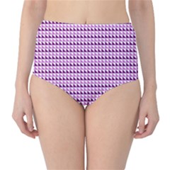 Pattern High-waist Bikini Bottoms by gasi