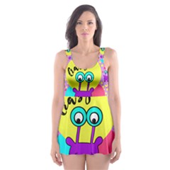 Crazy Skater Dress Swimsuit by gasi